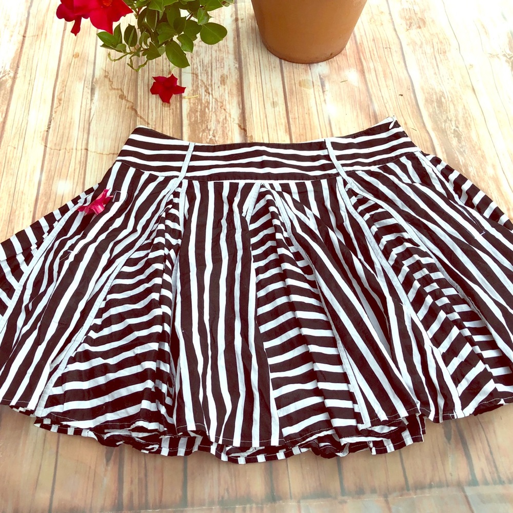 Kenneth Cole Plus 18 Punk New Wave cotton skirt